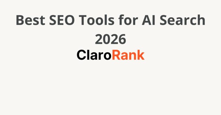 best seo tools for ai search visibility 2026