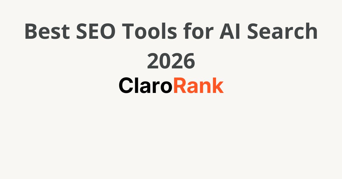 best seo tools for ai search visibility 2026