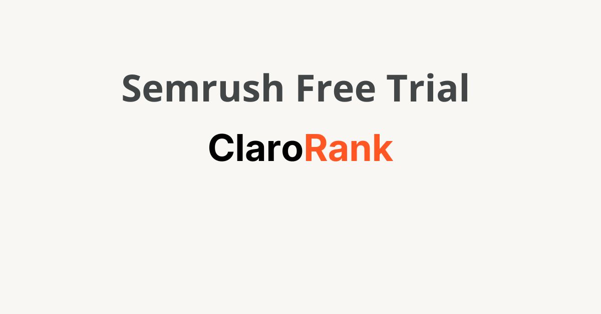 semrush free trial