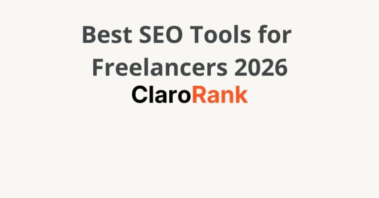 best seo tools forfreelancers 2026