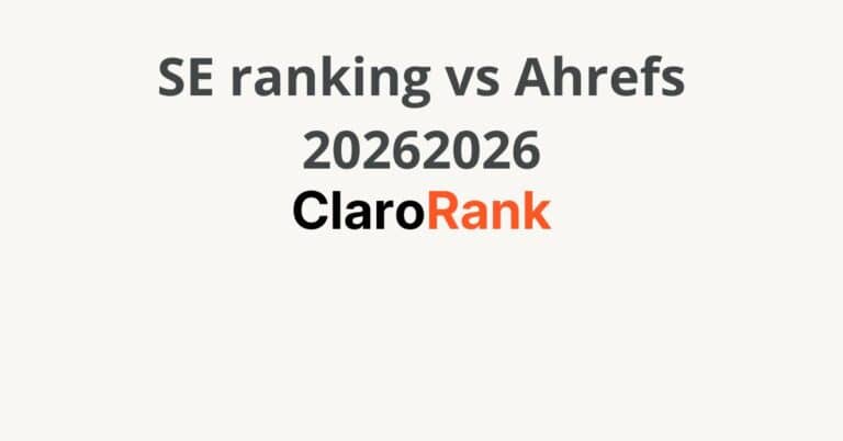 se ranking vs ahrefs 2026 comparison