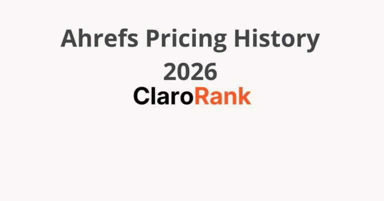 Ahrefs Pricing History 2026